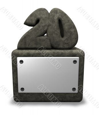 stone number
