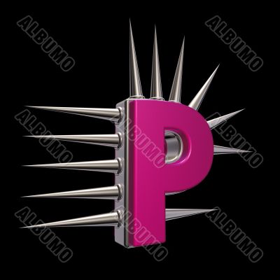 prickles letter p