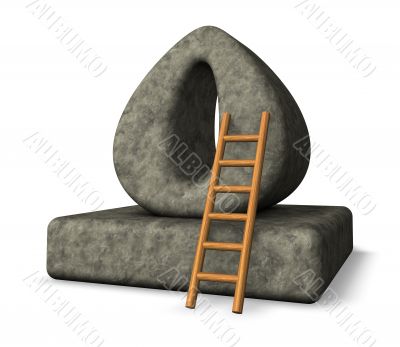stone letter o