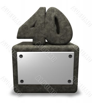 stone number