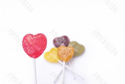 Heart Lollipop Candy