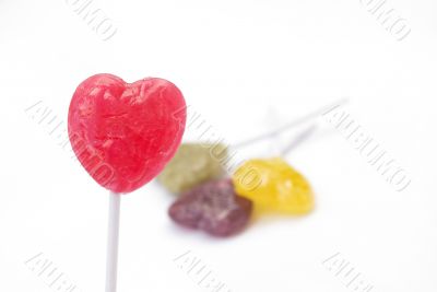 Heart Lollipop Candy