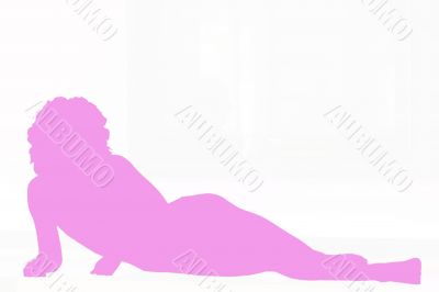 Silhouette of girl