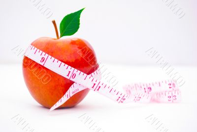 Apple with Measuring Tape