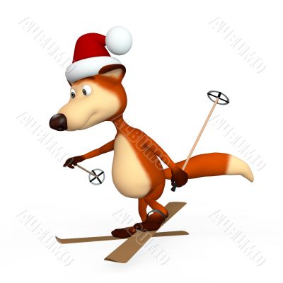 Red Foxes Skier.