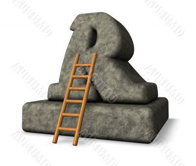 stone letter r