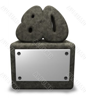 stone number