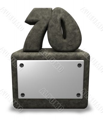 stone number
