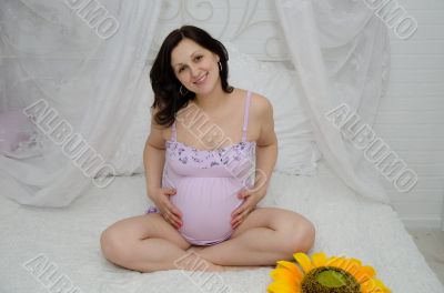 Beautiful pregnant girl