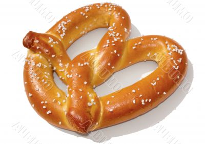 Soft Pretzel with Clipping Path