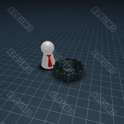 gear wheel and token