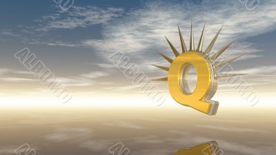 prickles letter q