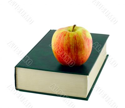 Apple on book