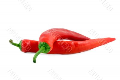 two red pepper 