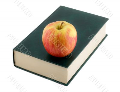 apple on book