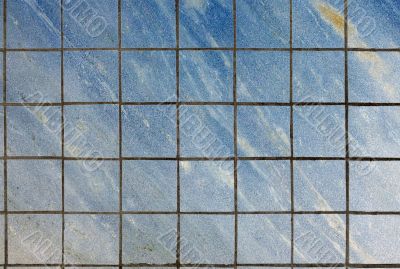 Mosaic tiles blue