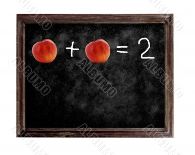 black chalk board