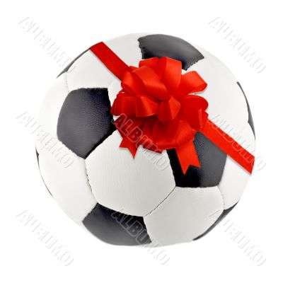 Ribbon Bow in Soccer ball
