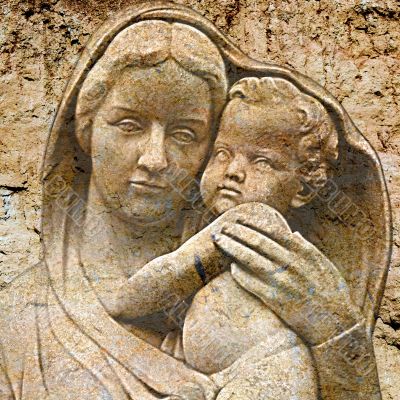 virgin mary with jesus