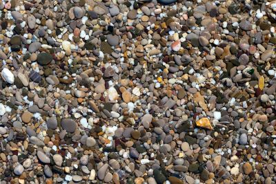 pebble under water beach