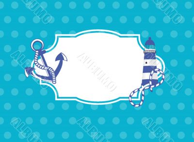 baby boy announcement card. vector illustration