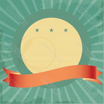 vintage sign and banner with place for your text