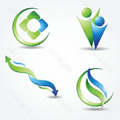 Set off Green ecological banner