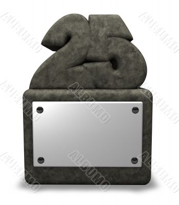 stone number