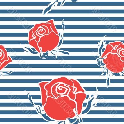 Cute floral seamless background