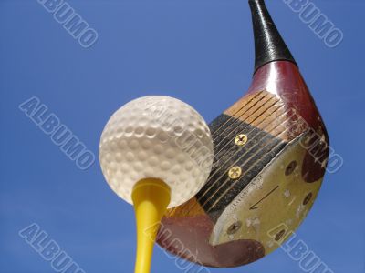 Golf Ball and Club