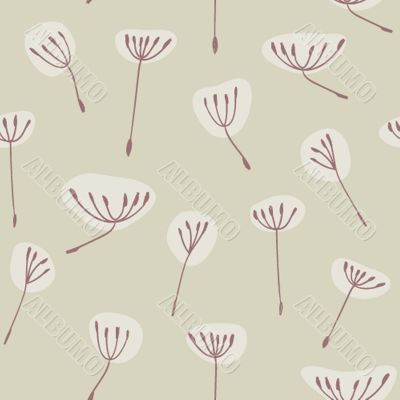 Cute floral seamless background