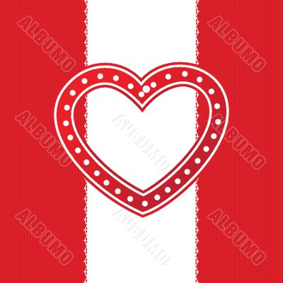  Vector background with vintage hearts