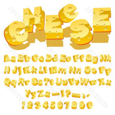 Cheese font