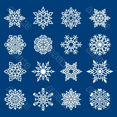 Set of Snowflakes Ornament