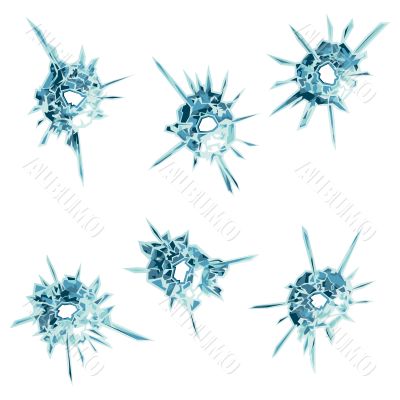 Set of Bullet Holes