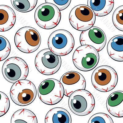 Eyeballs seamless background