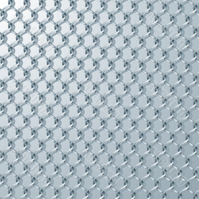 Chain link fence