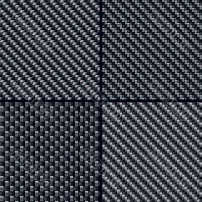 Carbon fiber seamless patterns set