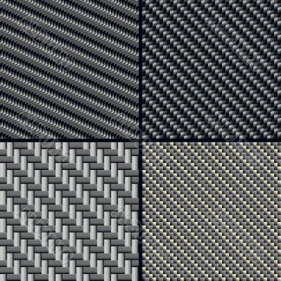Carbon fiber seamless patterns set