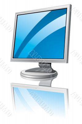 LCD monitor template