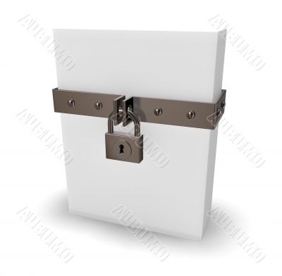 box and padlock