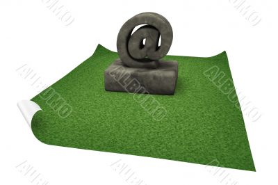 stone email symbol