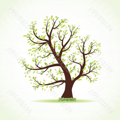 Illustration of beautiful spring background