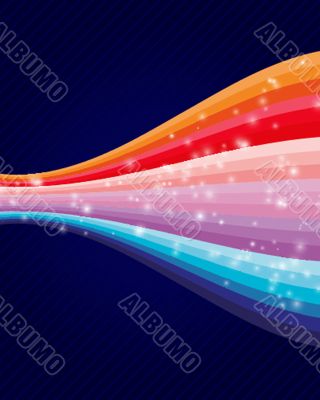 Abstract futuristic colored rainbow background