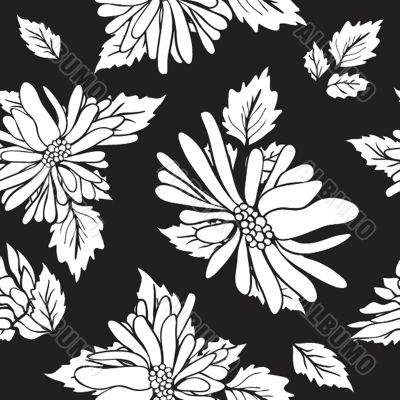 Floral seamless beautiful pattern