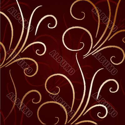 Cute vector background with decorative elements