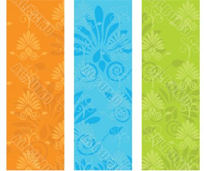 Cute vector background with decorative elements