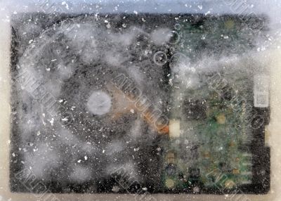 frozen hard disk