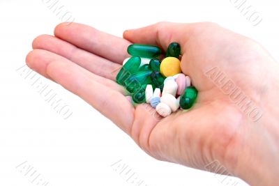 Pills in hand 