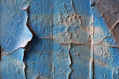 Flaking off color